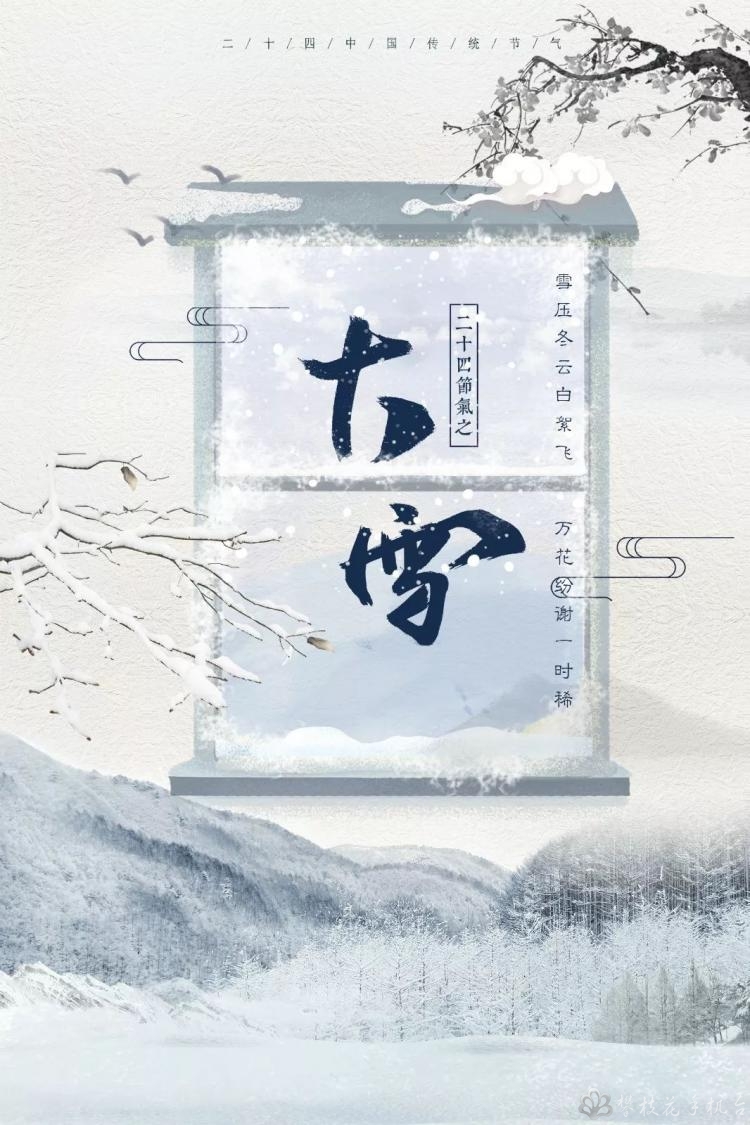 今日大雪，愿与你共白