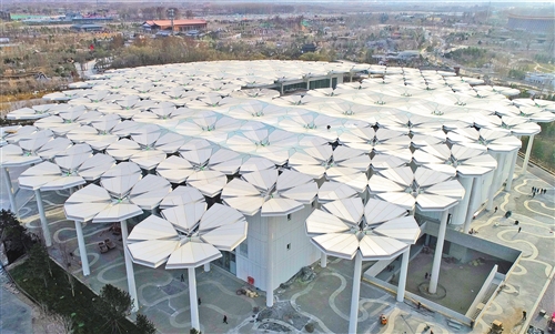 探访世园会国际馆:“花伞”绽放迎嘉宾