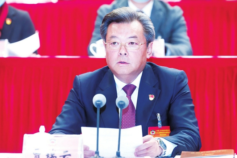 市政协九届五次会议闭幕 贾瑞云讲话李群林主持黄正富彭映梅等出席李绍华魏渠河当选为市政协副主席
